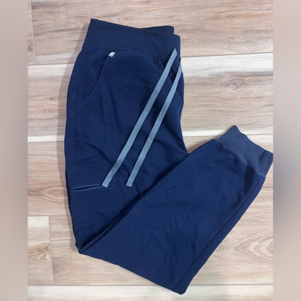 Navy Blue Zamora Jogger Scrub Pants